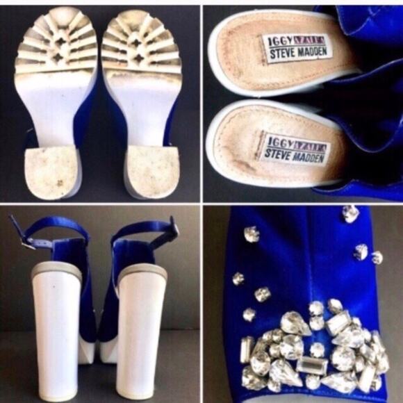 Iggy Azalea x Steve Madden Bling Platform Sandals - Picture 6 of 8